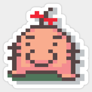 Mr. Saturn Pixel Tee - Ness Alt. Costume #6 Sticker